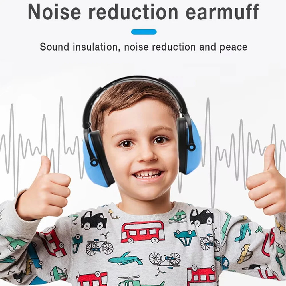YHKEMA-Auriculares con cancelación de ruido para niños, audífonos de seguridad con reducción de ruido para autismo, ayuda sensorial y de concentración, SNR 27dB