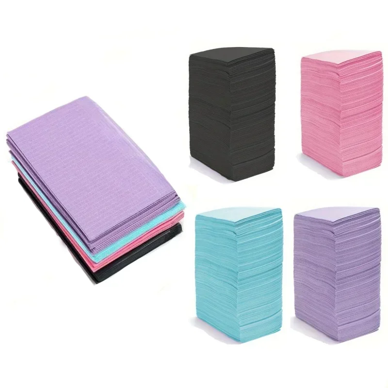 50 STKS Wegwerp Tattoo Clean Pad Multicolour Tattoo Slabbetjes Tafelhoezen Schone Patiënt Tandheelkundige Servetten Tattoo Accessoires