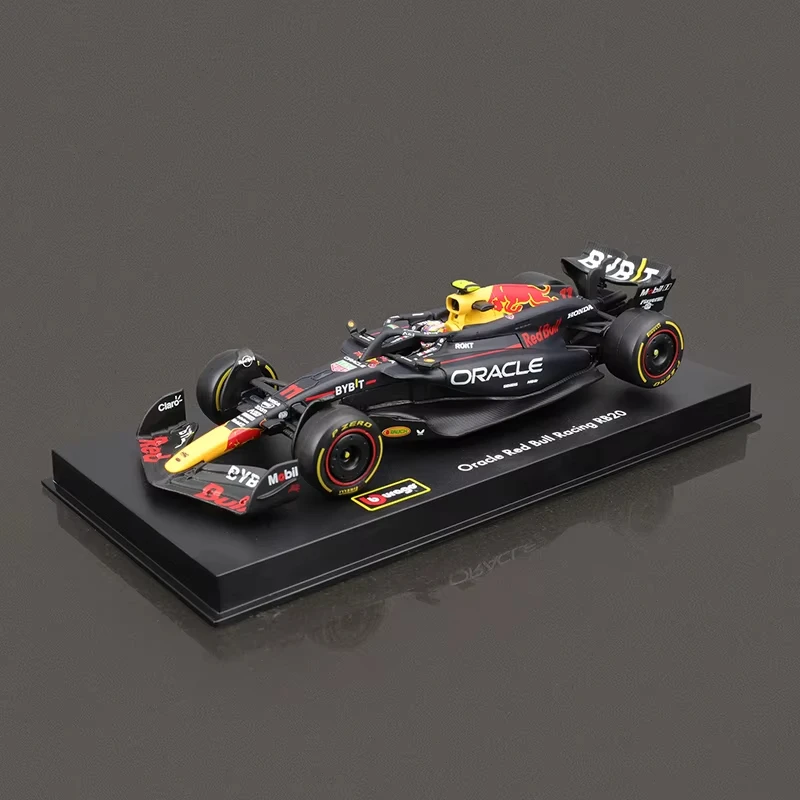 新しい 1:43 ブラゴ レッドブル Rb20 2024 フォーミュラ 1 ダイキャスト合金レーシング F1 カーモデル # 1 マックス・フェルスタッペン # 11 セルジオ ペレス 男の子のおもちゃのギフト