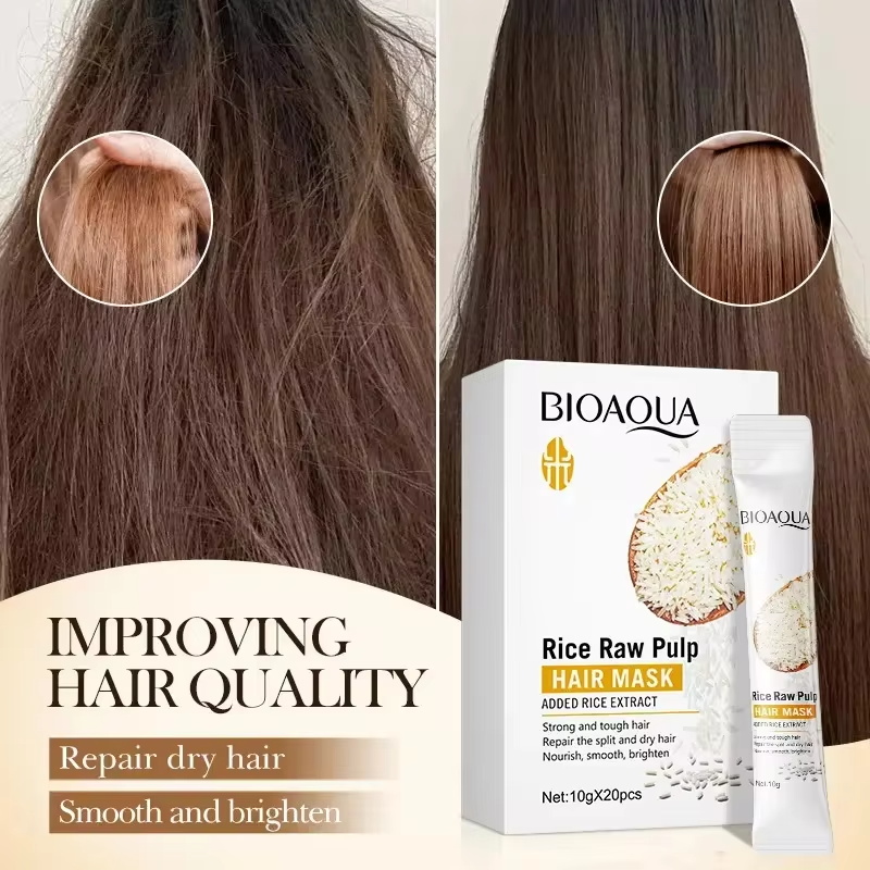 Mascarilla mágica profesional para el cabello, reparación Natural, previene la sequedad, puntas abiertas, reparación de daños, enredos de Frizz, cuidado suave y liso en 5 segundos