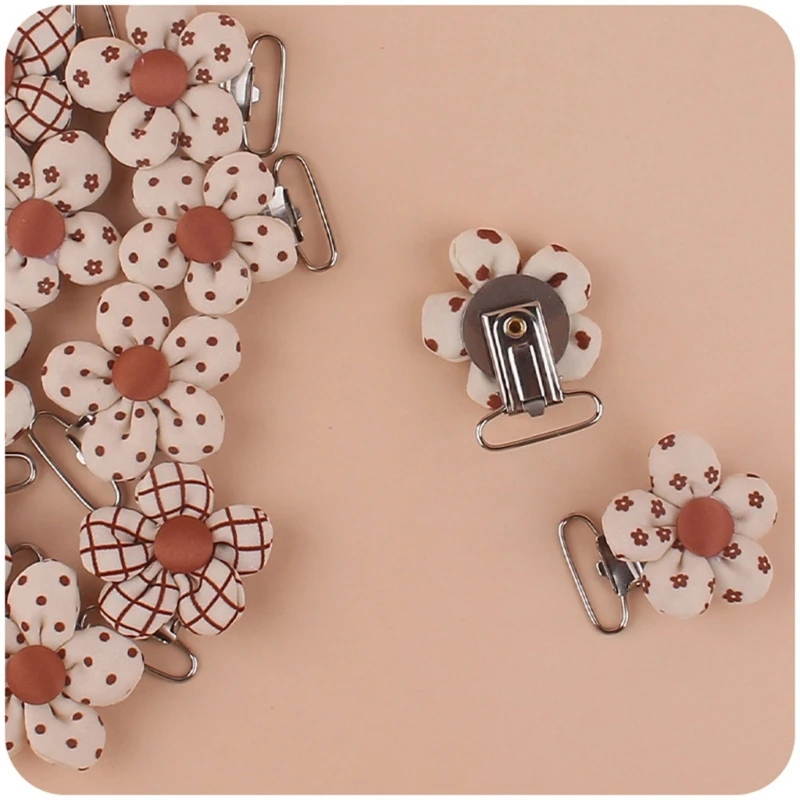 Portable Pacifier Clip Toy Charm DIY Pacifier Clip Pacifier Holder Grasping Toy for Teething Baby Gift for Babies