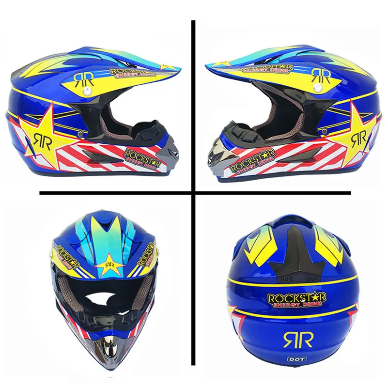 男性女性モトクロスオートバイヘルメット ATV モトクロス MTB MTB DH レーシングヘルメットクロスヘルメット Capacetes 3 個のギフトを送ります。
