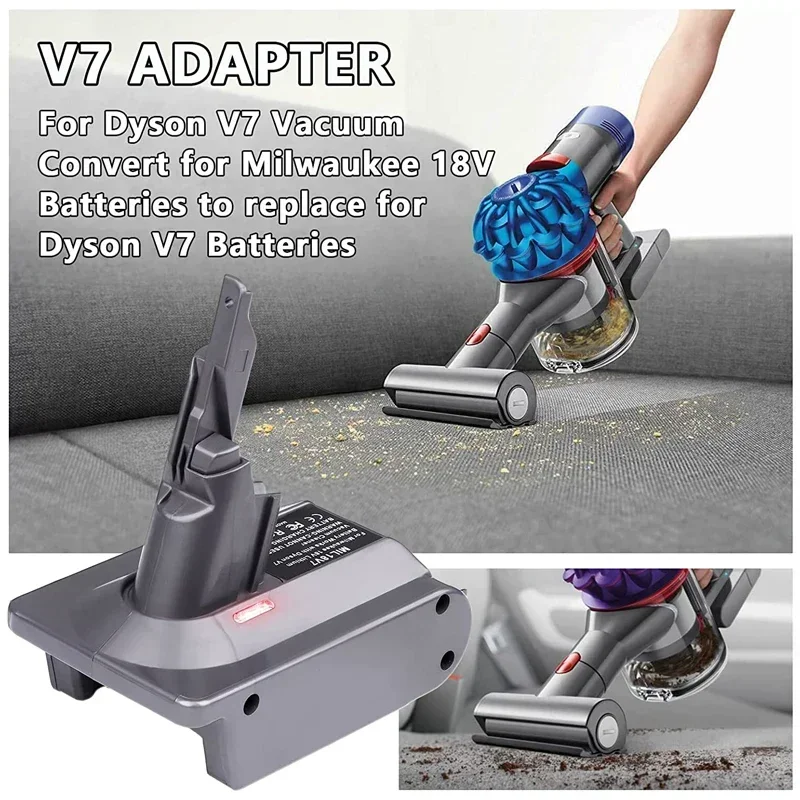 Batterie Konverter Adapter Für Makita/Dewalt/Milwaukee/Bosch/Ryobi 18V Li-Ion Batterie Zu Für Dyson V6 v7 V8 Tier Staubsauger