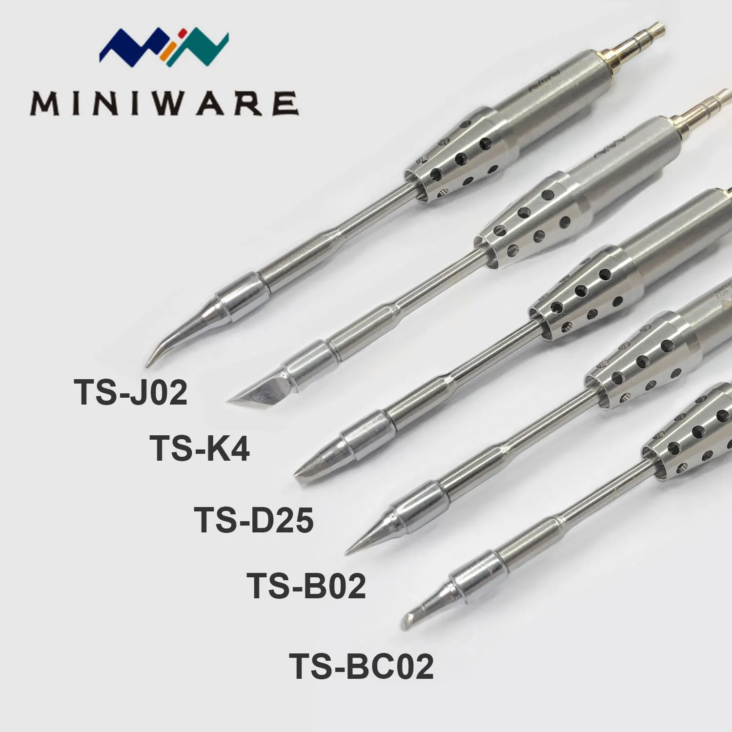Originale TS1C TS80P Saldatore di Ricambio Punte Miniware Stazione di Saldatura Senza Fili Strumenti di Saldatura Accessori TS-B02 TS-K4
