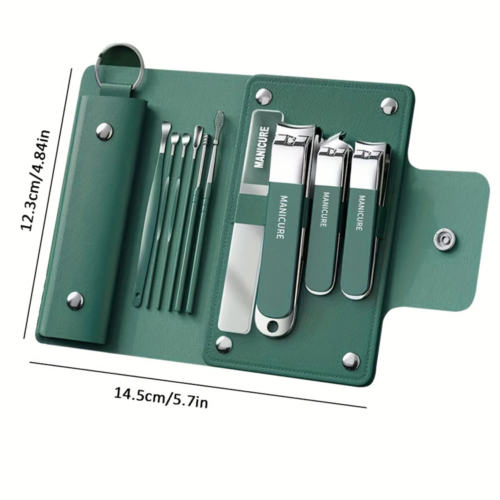 Juego de tijeras para uñas portátiles para el hogar, cortaúñas especiales de gama alta para hombres y mujeres, herramientas de manicura y belleza, 6/10 piezas