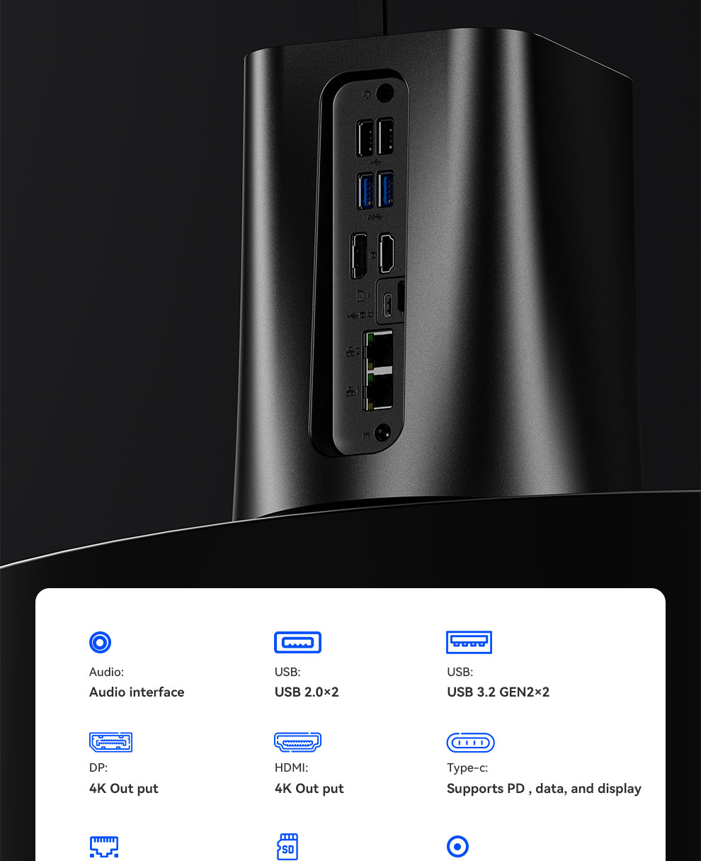 Helorpc 홈 NAS 미니 PC AMD R7-5825U Inter N100/N150 옵션 지원 Window10 Linux 시스템 Pfsense 방화벽 경로 컴퓨터