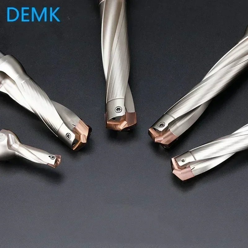 3D 5D 8D 10D internal cooling JCD Crown drill rod diameter 10-25mm for insert HCD High efficiency precision insertable U drill