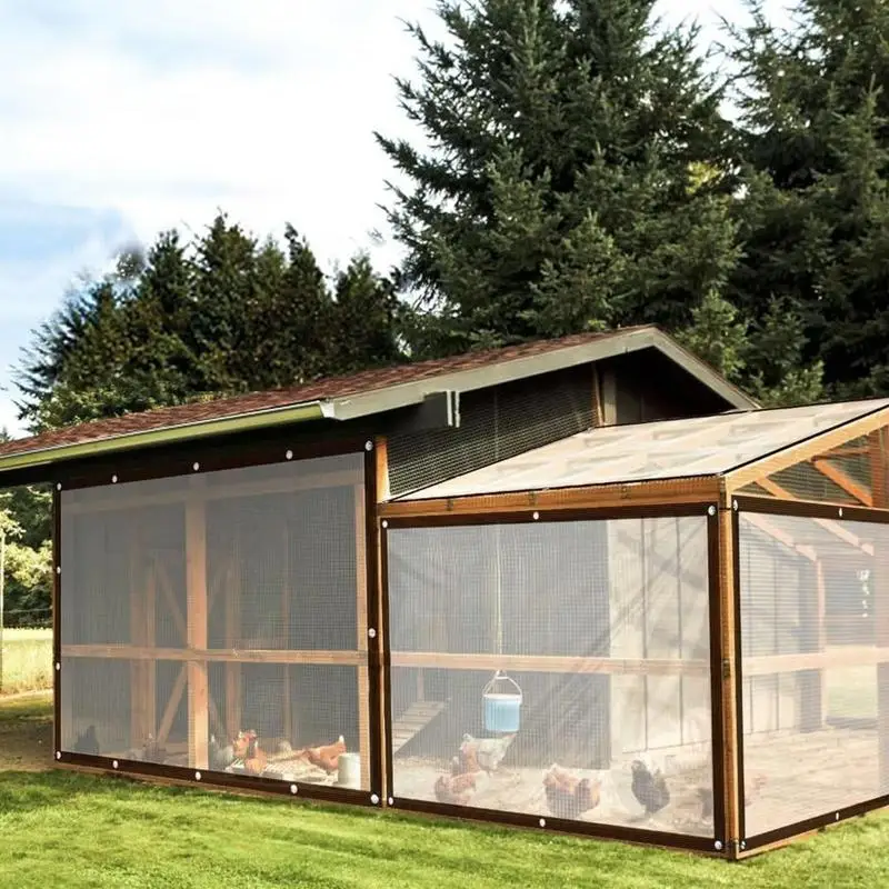 Tenda da balcone con membrana antipioggia in PVC trasparente, tenda isolante per piante grasse con telone impermeabile per esterni