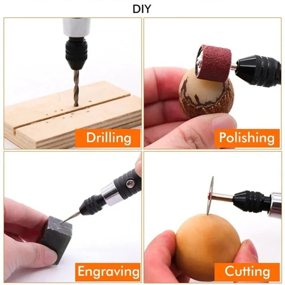 147Pcs Micro Abrasive Tool Set Electric Drill Multi-Rotor Tool Accessory Set Sharpening Rotary Polishing Kit