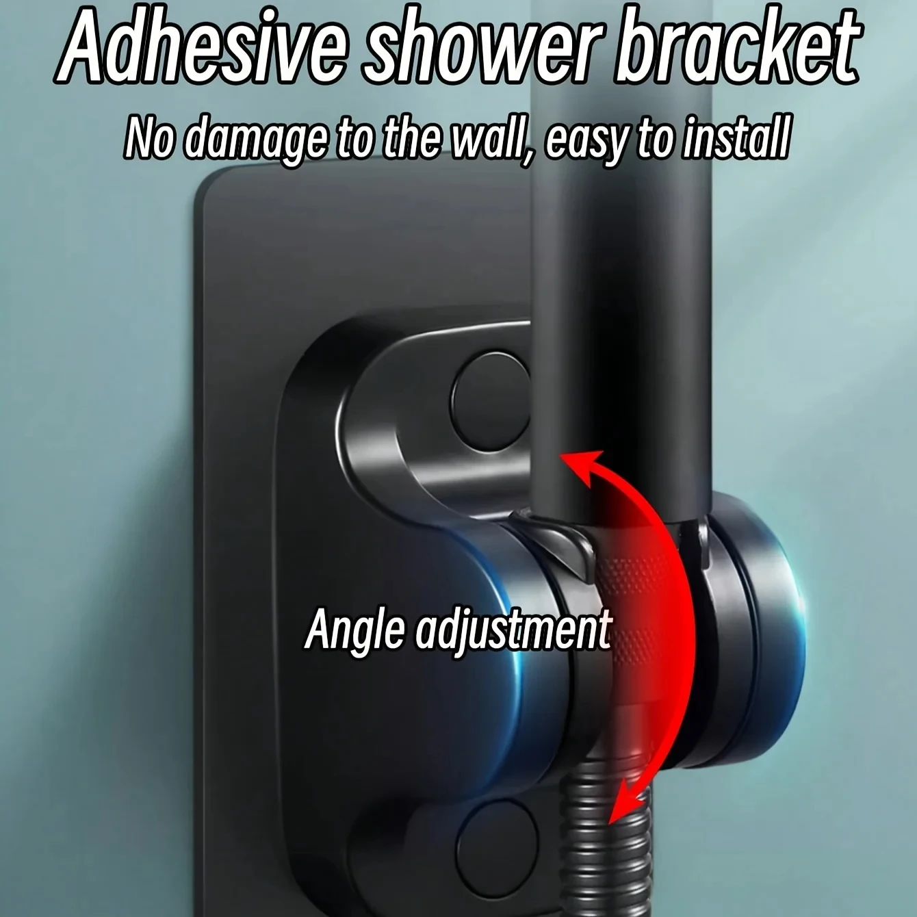 Pommeau de douche à main pressurisé luxueux, 3 pièces, 5 Modes de sortie d'eau réglable, contrôle thermostatique, finition polie, suspendu