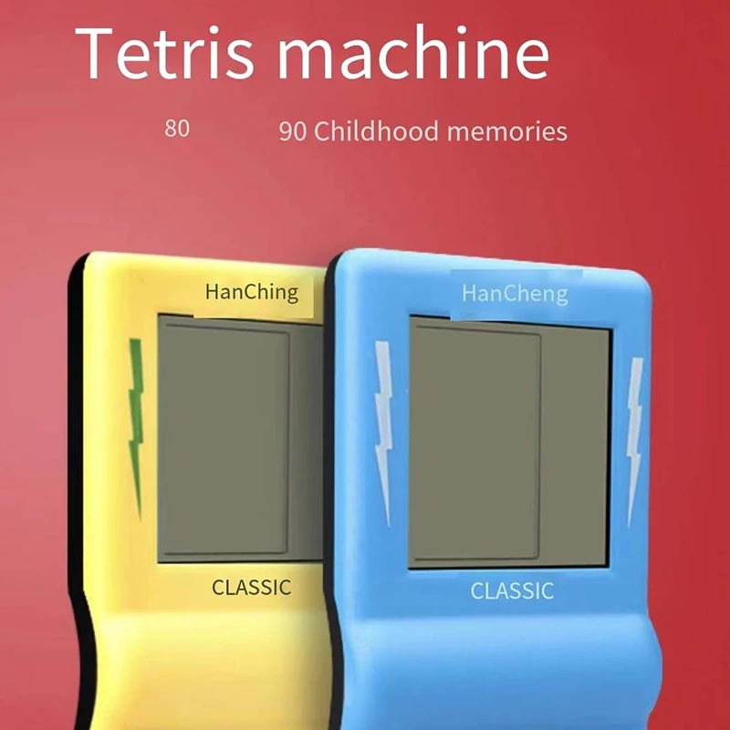 LZAKMR Mini Console de jeu portable 23 jeux intégrés 80 enfance classique Tetris rétro jouets d'étudiant pour enfants à l'ancienne