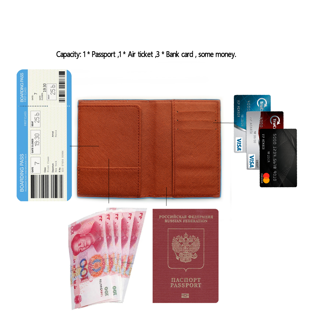 Disney stitch meninos capa de passaporte de couro titular do passaporte de viagem para homens função caso de cartão de visita com 3 titular do cartão