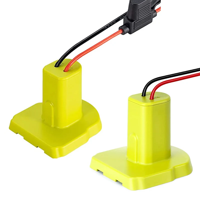 Power Wheel Adapter for Ryobi 18V Battery with Fuse DIY Battery Adapter Power Connector for Ryobi 18V Nimh/Nicd/Li-ion Battery