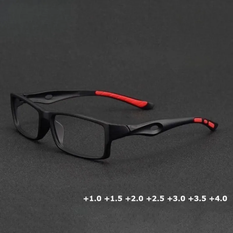 Gafas de lectura deportivas TR90 para hombres y mujeres, gafas de oficina antiluz azul para lectores, protección ocular, gafas para presbicia