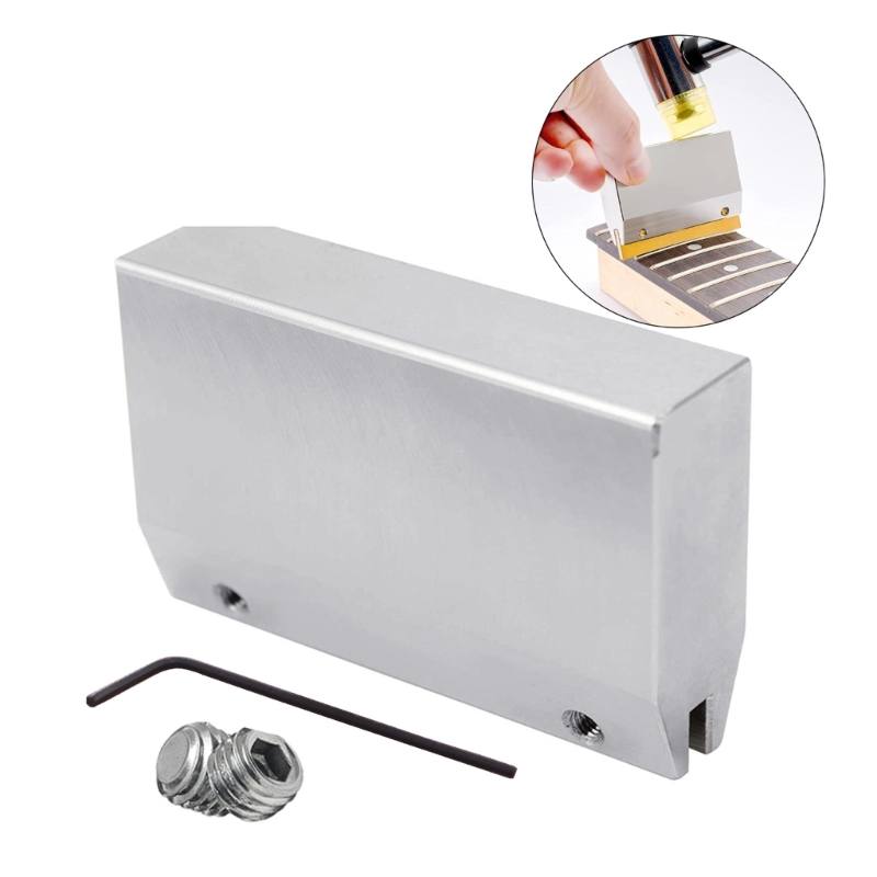 Prensa traste guitarra Caul, herramienta prensado acero para diapasón, reemplazo cable 24BD