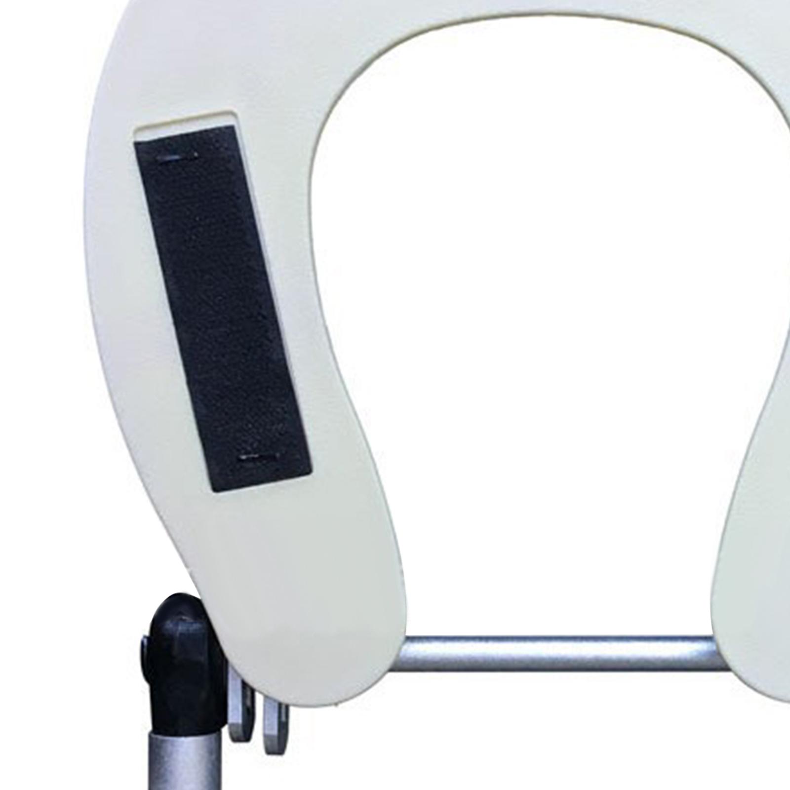 Mesa de masaje, cuna facial, accesorios ajustables profesionales, cómodo soporte de aluminio para espacio facial, soporte para reposacabezas de cama de masaje