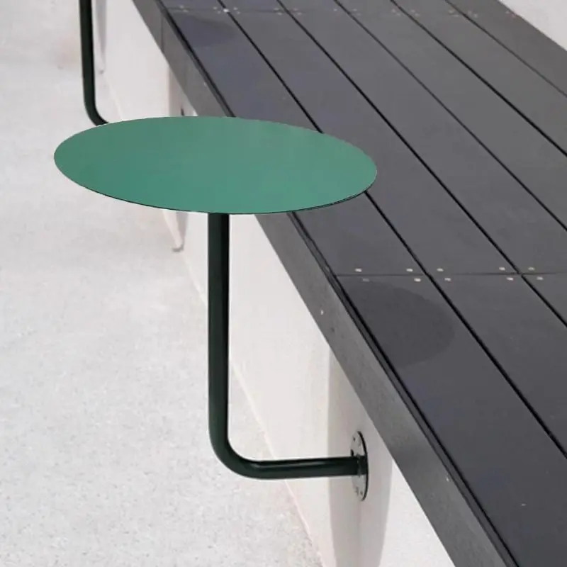 Wall-Mounted Small Round Table for Cafe Milk Tea Shop Corner Booth Space-Saving Bistro Counter Dessert Bar Wall Installation
