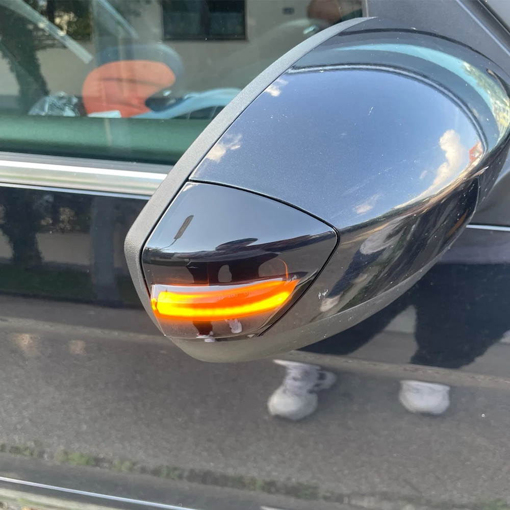 2X Dành Cho Xe Ford S-Max 07-14 Kuga C394 08-12 C-Max 11-19 LED Năng Động LED Tín Hiệu Mặt Gương Tuần Tự Blinker Đèn Báo Hiệu