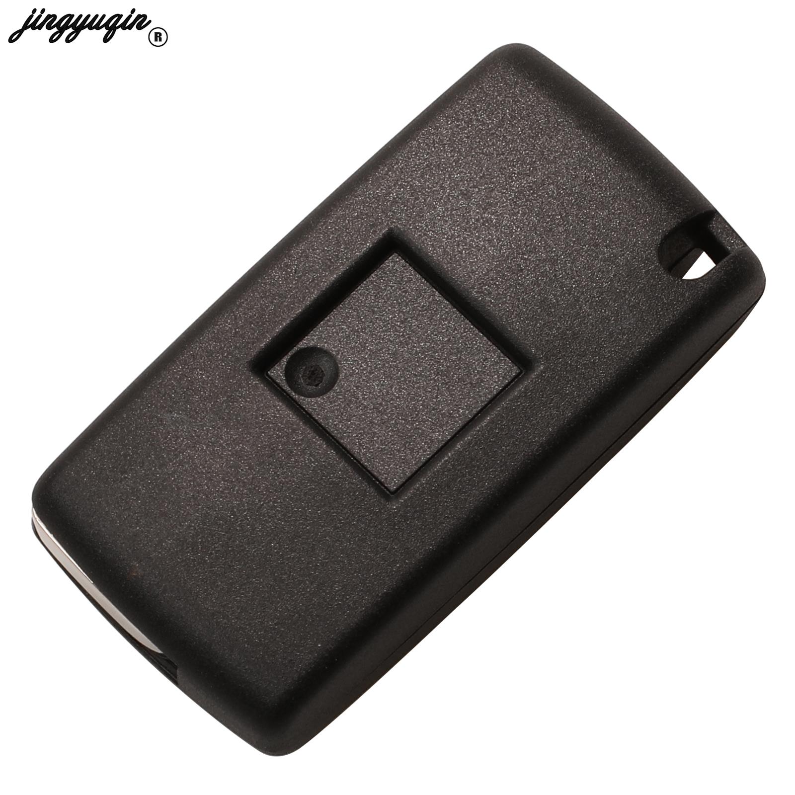 jingyuqin 2/3 Buttons for Peugeot 207 307 308 407 607 807 For Citroen C2 C3 C4 C5 C6 Auto Remote key Case Va2/Hu83 CE0523 CE0536