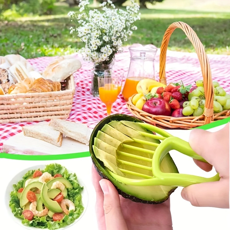 Multifunctionele 3-in-1 avocadosnijder, buitenhuis keuken campingaccessoires gereedschap
