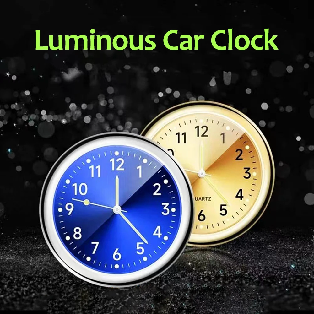 Đồng hồ quartz cho ô tô Đồng hồ mini đồng hồ điện tử mini đồng hồ xe máy xe đạp chống nước đồng hồ ô tô đồng hồ bảng điều khiển trong ô tô