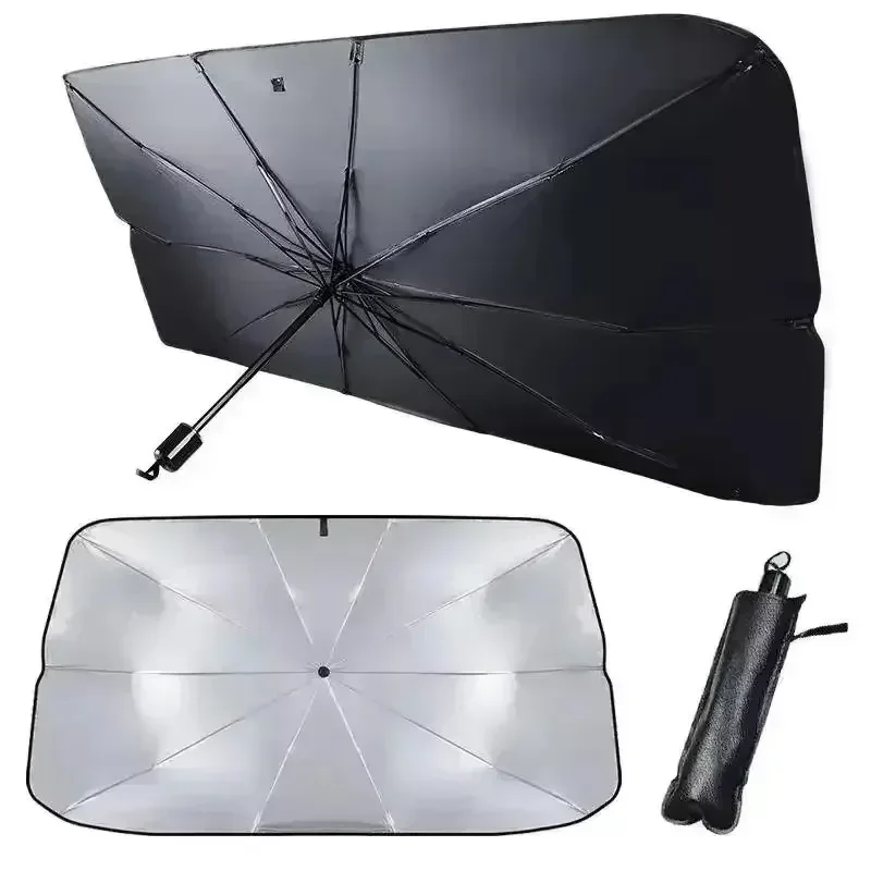 Auto Sonnenschirm Regenschirm Auto Frontscheibe Sonnenschirm Abdeckung Auto Sonnenschirm Abdeckung Auto Windschutzscheibe Schutz Zubehör