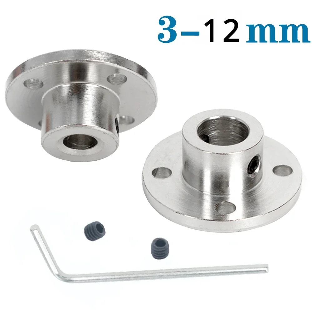 3mm 3,17mm 4mm 5mm 6mm 6,35mm 7mm 8mm 10mm 11mm 12mm brida rígida acoplamiento guía del Motor eje acoplador conector de soporte del Motor