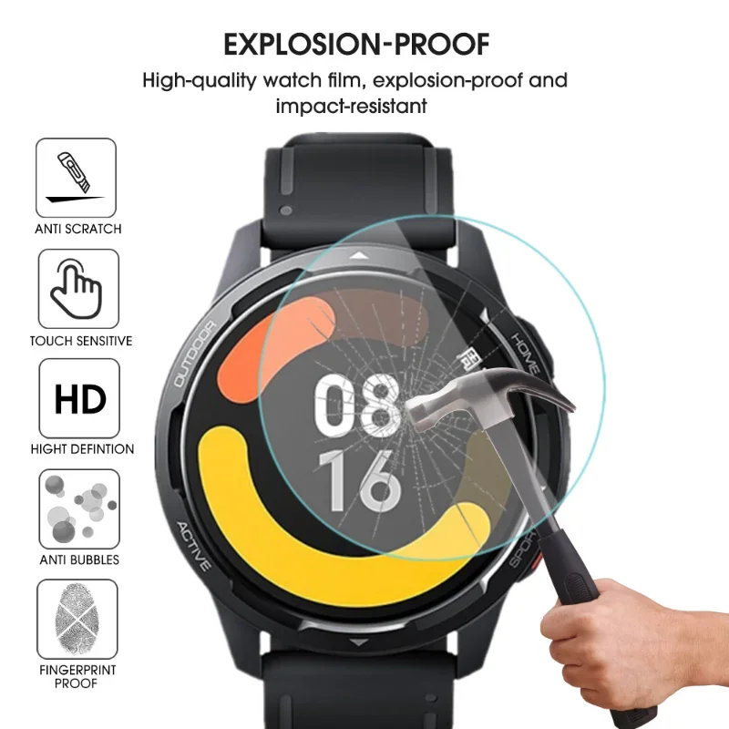 Kính Cường Lực Cho Xiaomi S1/S1 Pro/S1 Hoạt Động Bao HD Tấm Bảo Vệ Màn Hình Chống Trầy Xước Cho mi Dây S1 Pro Hoạt Động Phụ Kiện
