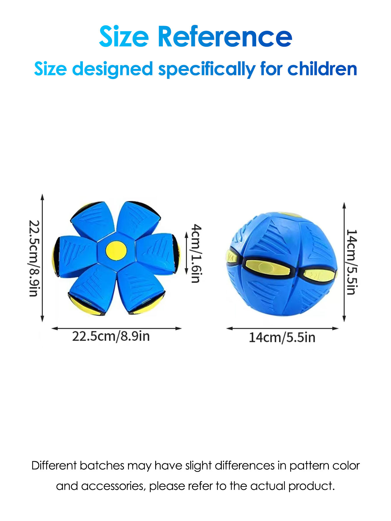 Outdoor Flying Saucer Ball Goal gate toy Children Toy Foot Magic Deformation Foot Pressure Decompression Vent Ball For Kids Toys