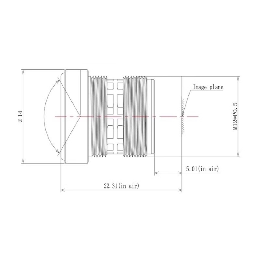 Объектив Witrue HD 8MP CCTV M12 Mount 3,6 мм Aperture F2.0 формат 1/2.7 для видеонаблюдения IP-камеры оптом