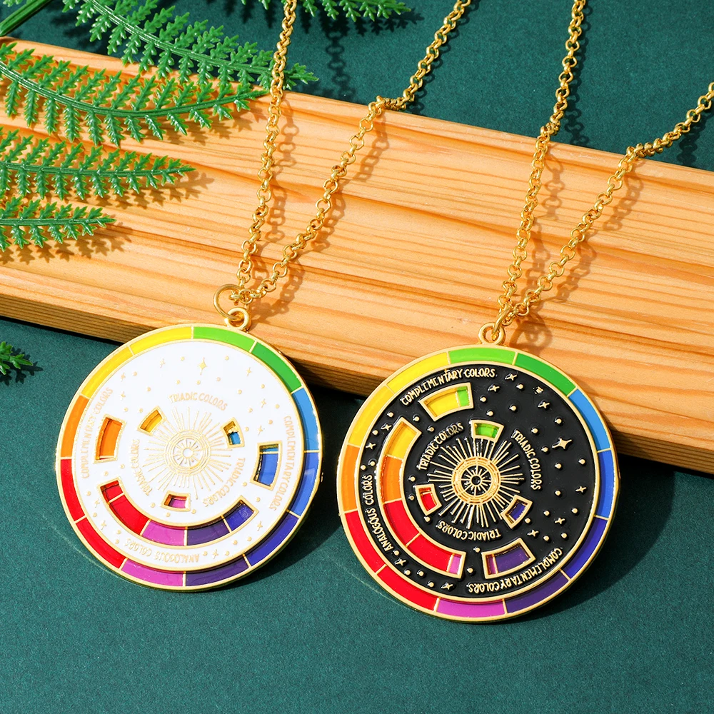 Color Wheel Keyring for Painters, Interactive Keychain, Art Keychains, Gifts