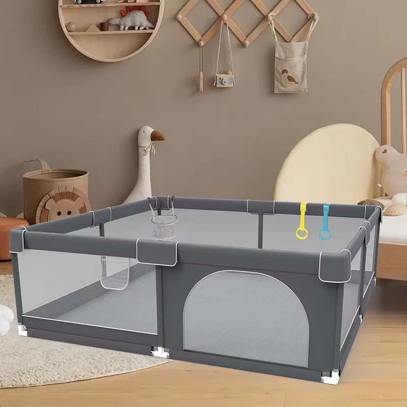 IMBABY Indoor Babybox voor kinderen Kid Ball Pit Toy Plaza Kinderspeeltuin Park Peuterveiligheidshek voor zelfentertainment