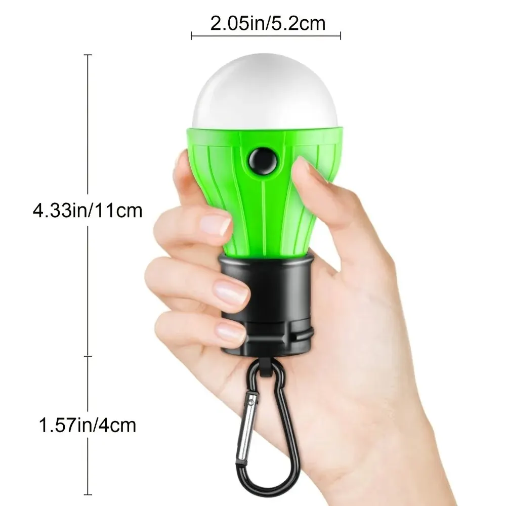 ポータブル屋外ハンギングライト、キャンプ、緊急、夜の照明に最適、3led、1個