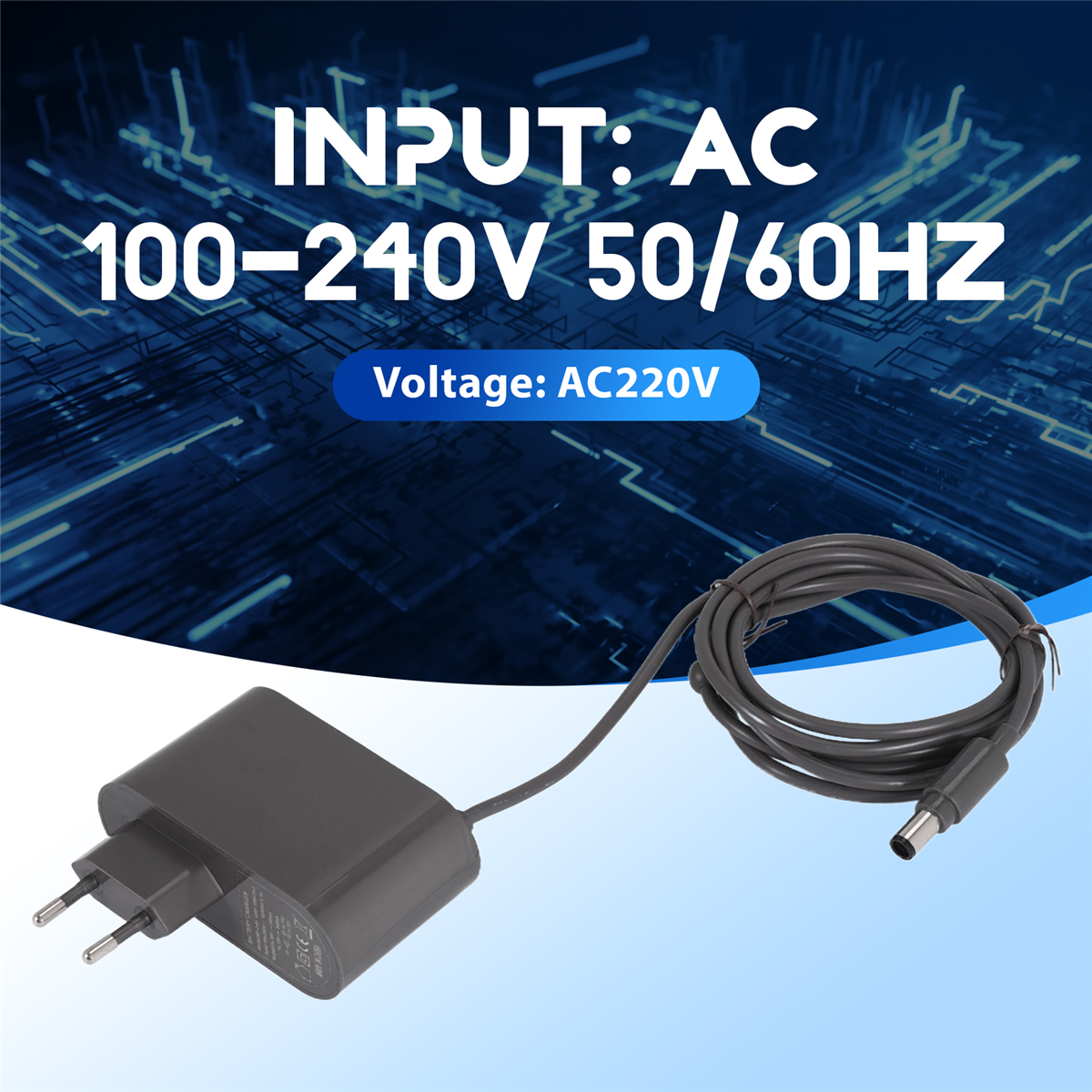 Power Adapter Charger for DC30 DC31 DC34 DC35 DC44 DC45 DC56 DC57 Vacuum Cleaner Robot Parts Accessories-EU Plug