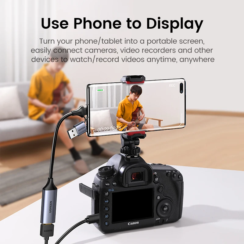 【 NEW-IN 】 Ugreen Карта видеозахвата 4K HDMI к USB/USB-C HDMI видео Захват коробка для ПК компьютерной камеры Live Stream запись встречи