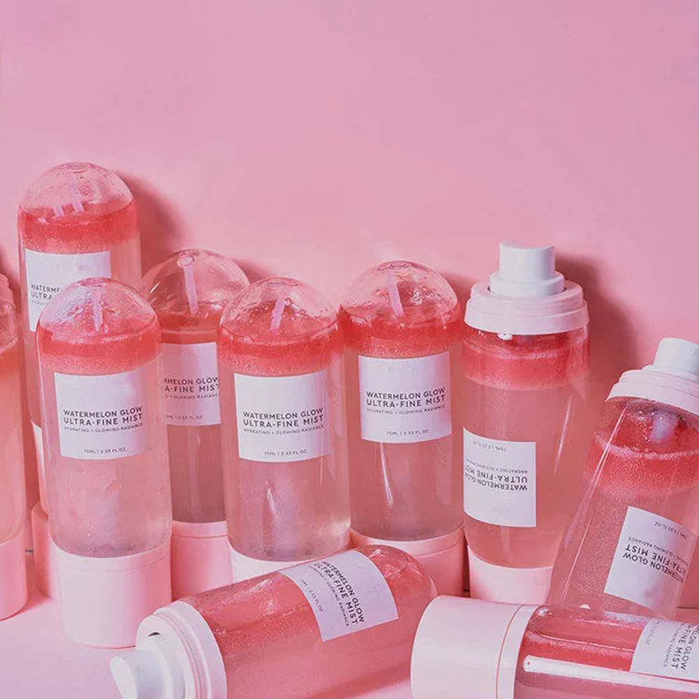 Spray pour le visage à lueur de pastèque, brume hydratante Ultra-fine avec acide hyaluronique, rafraîchit, éclaircit, soins pour la peau sèche, 1/2/3 pièces