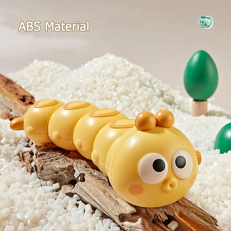 Funny Colorful Animals Worm Reptile Clockwork Crawling Toy Rocky Swing Wind up Toy