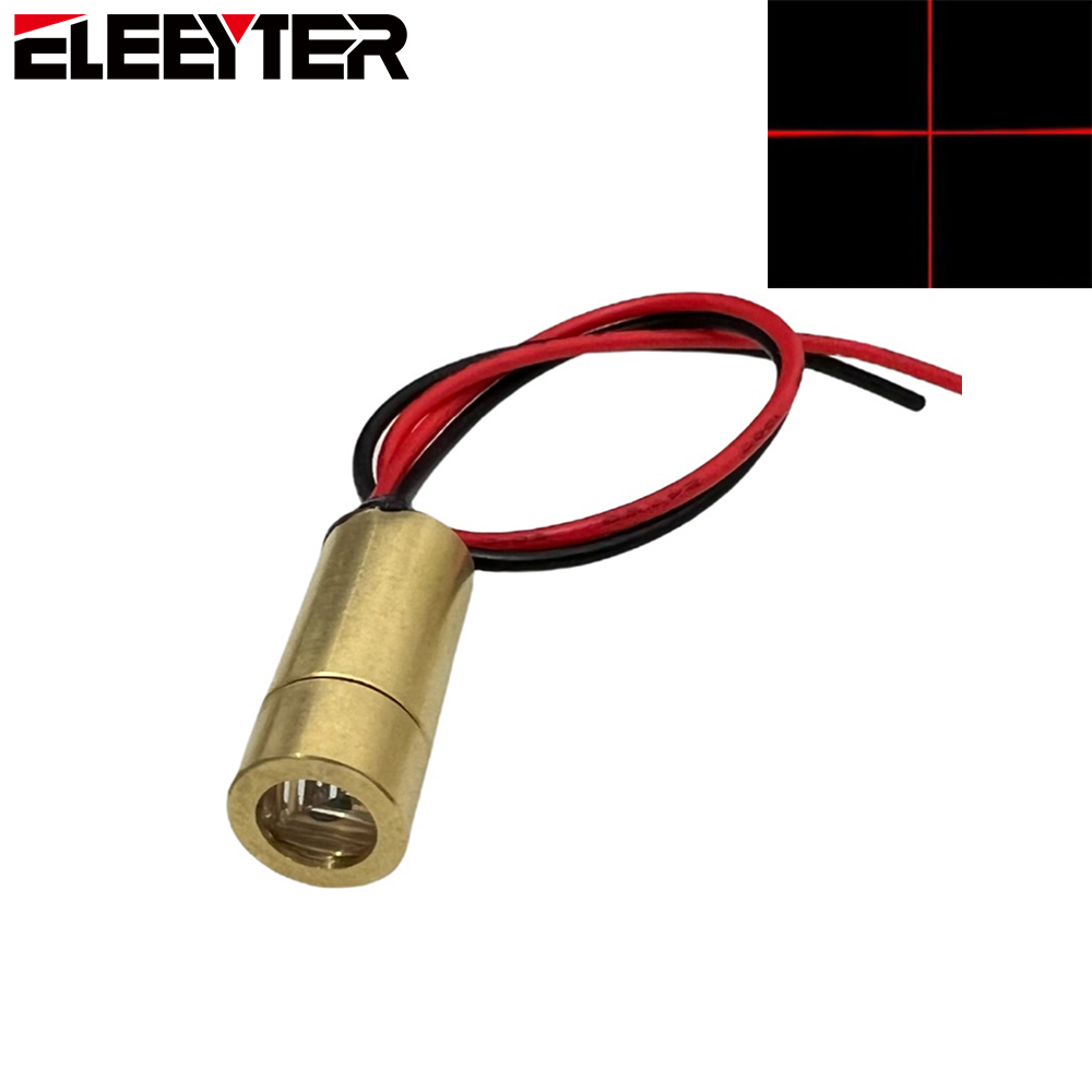 650nm 5mW 3V/5V 9mm Cross Line Dot 9*21mm Industrial MINI Laser Module Red Locate Laser Head LD Module Laser Medical positioning