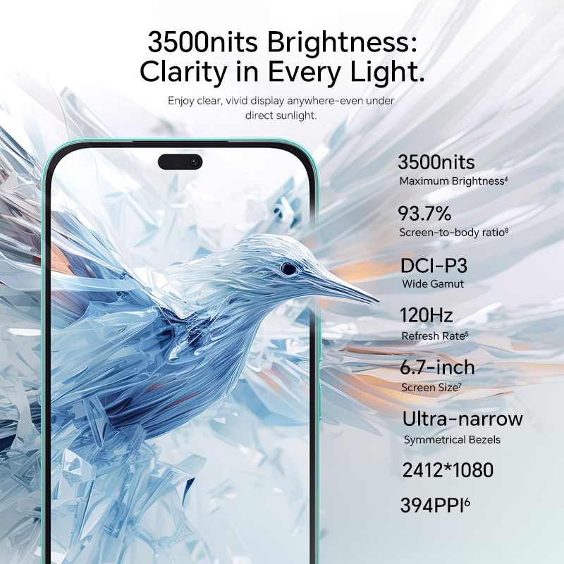 HONOR 400 Lite Global Version 5G Smartphone 6.7" 120Hz AMOLED Screen Dimensity 7025-Ultra 108MP Camera 5230mAh 35W SuperCharge