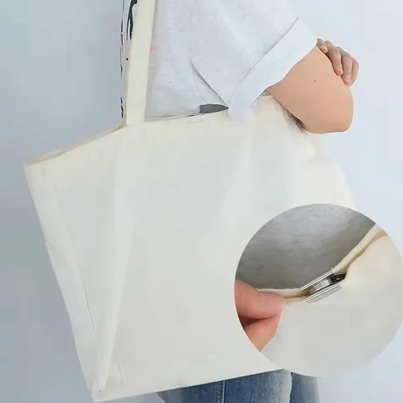 5-Pairs Seamless Metal Magnetic Snap Buttons - DIY Magnetic Buckle Closure for Handbags, Purses, Wallets