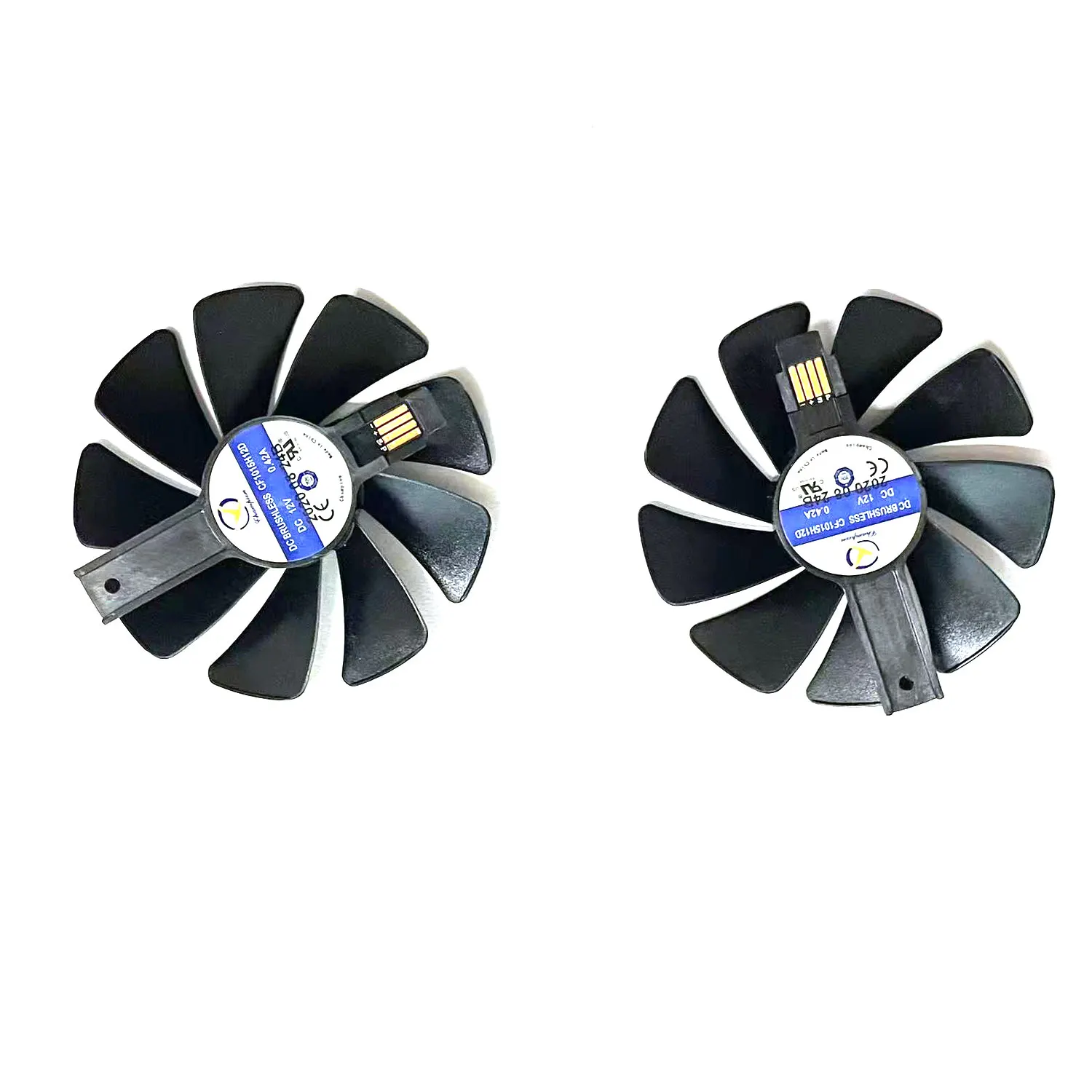 2 Chiếc 95Mm CF1015H12D FD10015M12D DC 12V RX 480 GPU Tản Nhiệt Cho Sapphire Nitro RX480 8G RX 470 4G GDDR5 RX570 4G/8G D5 RX580 8G Oc