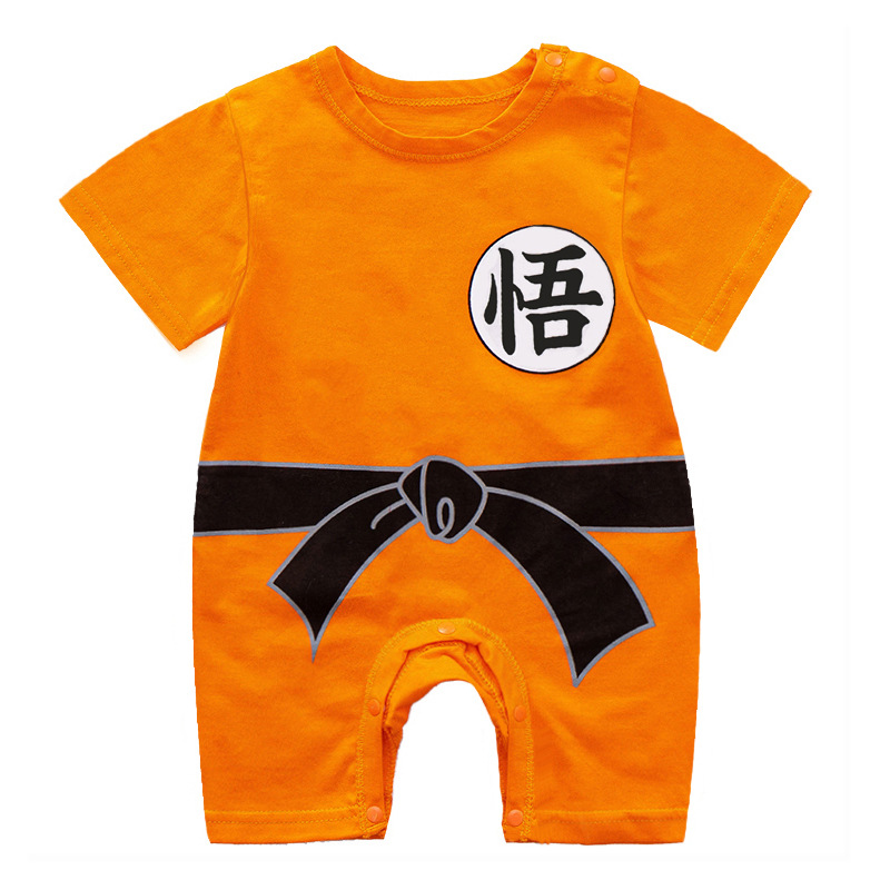 Estate Bebe pagliaccetto neonata e ragazzo vestiti da 0 a 12 mesi Costume per neonati Vestiti per bambini Cartoon Tute carine Cotone