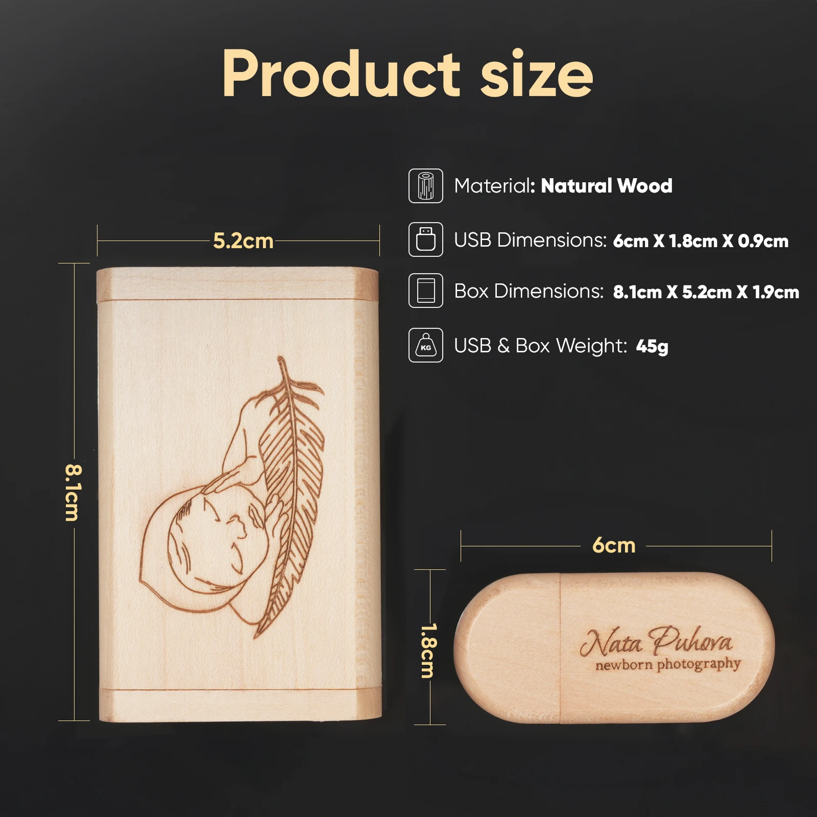 JASTER USB Flash Drive 2,0 128GB Memory Stick madera/bambú logotipo gratis Pendrive 4GB 8GB 16GB 32GB 64GB Pen Drive regalos de boda