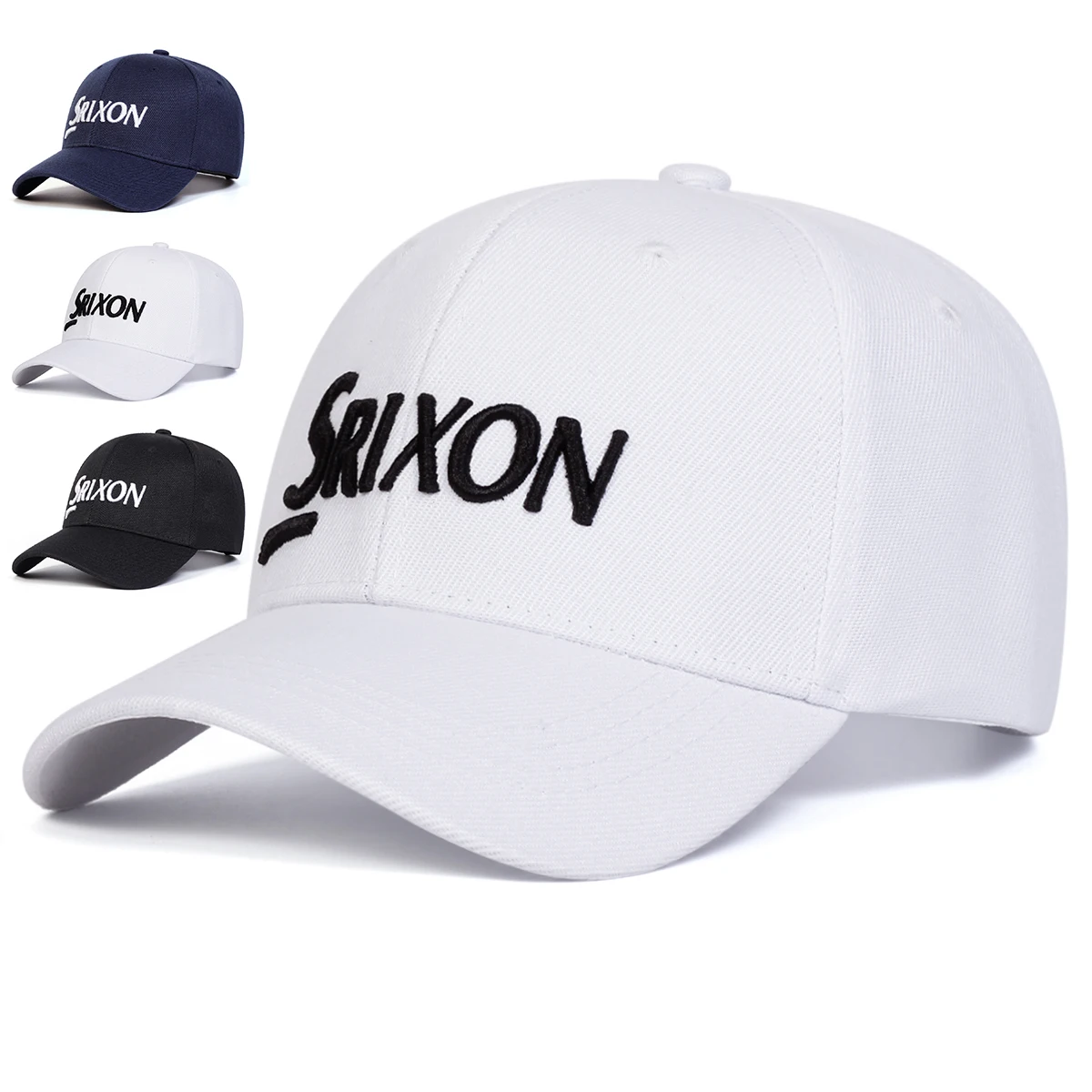 Bonés de beisebol unissex SRIXON com letras bordadas primavera outono ao ar livre chapéus casuais ajustáveis protetor solar chapéu esportivo