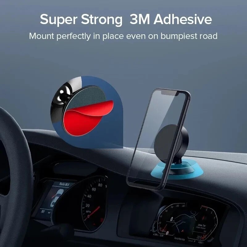 Supporto magnetico per telefono per auto Supporto per cruscotto Smartphone Staffa per supporto mobile Supporto GPS per cellulare in auto per iPhone Xiaomi Samsung LG