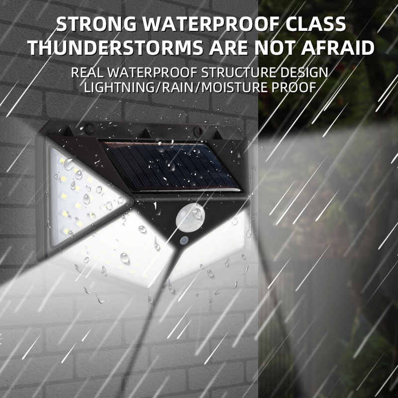 Lâmpada solar multifuncional decoração de jardim ao ar livre luz led solar à prova d' água holofote alimentado por luz solar com sensor de movimento