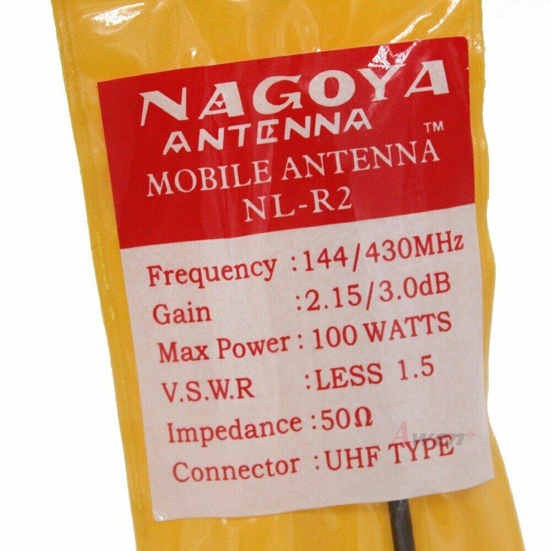 Nagoya NL-R2 DUAL BAND VHF UHF 144/430 MHz Amateurfunk NLR2 Flexible Peitsche PL259 Antenne für Baofeng Motorola ICOM Auto-Mobilfunk