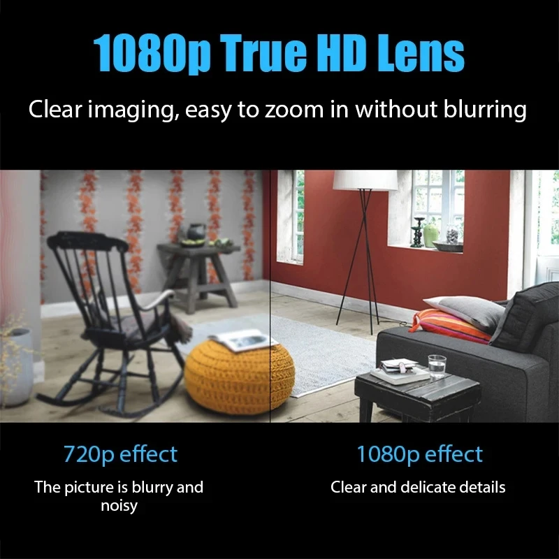 Mini cámara HD de 1080P, WiFi, cámara inalámbrica de visión nocturna HD, cámara remota X5 para el hogar, monitoreo de seguridad para mascotas para niños