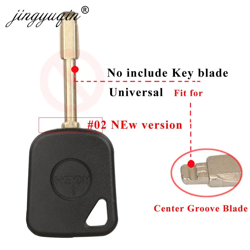 Jingyuqin 10/30/50/100 stücke NEUE Original Universal KEYDIY Transponder Auto Schlüssel Griff Fob Shell Fall Fit KD VVDI Schlüssel Klinge Kopf