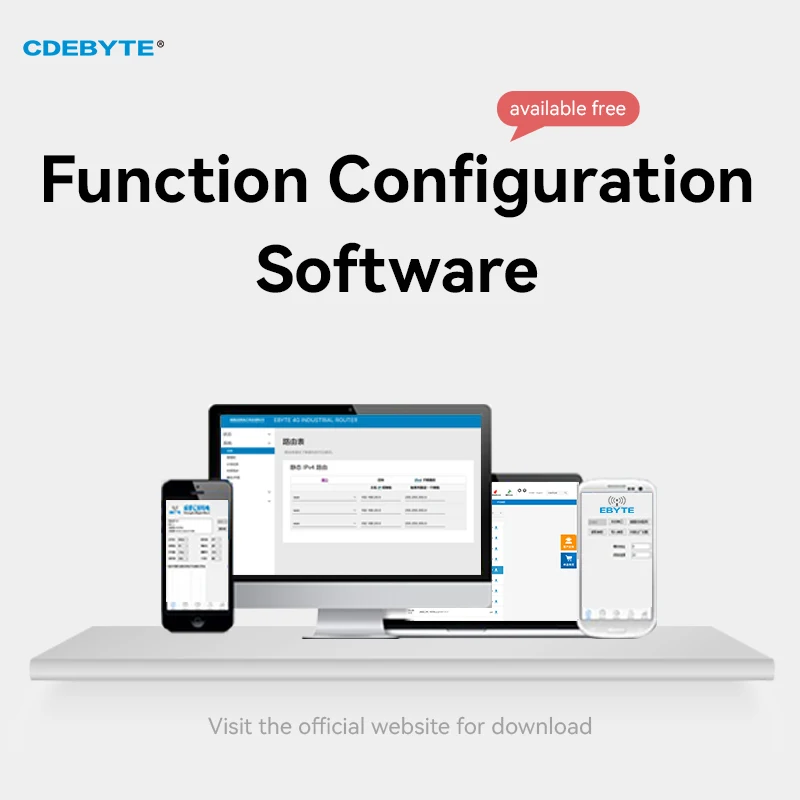 433MHz Wireless Transceiver LoRa CDEBYTE E90-DTU(433L20)-V8 RS232 RS485 20dBm Lange Palette PLC Transceiver Empfänger Radio Modem